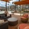 covered seating with lounge chairs