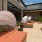 Seating area outside a building