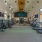 large room with lots of exercise equipment