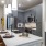 kitchen with island and seating